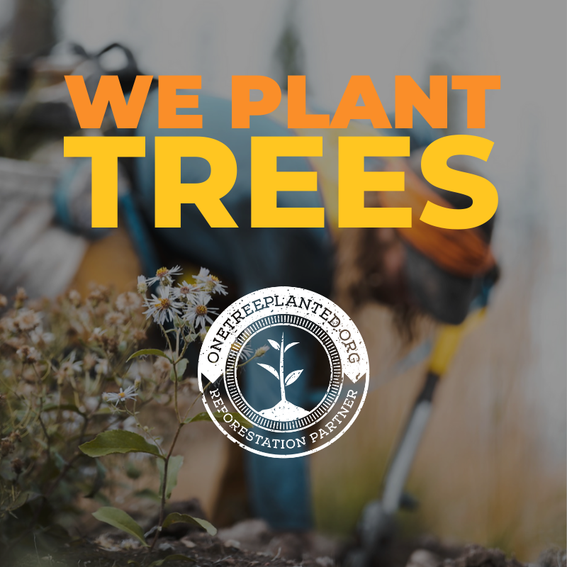 We are very proud to announce that we’ve partnered with One Tree Planted!