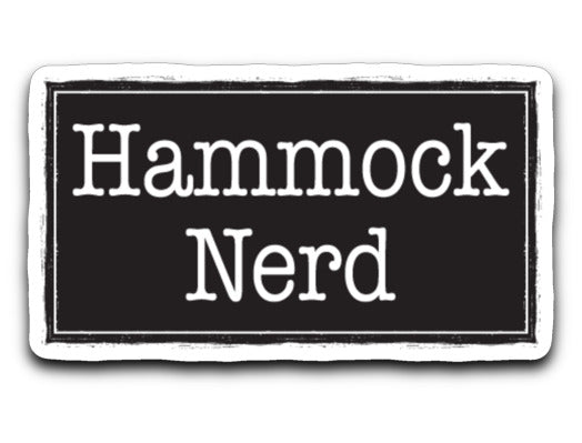 Hammock Nerd - Hammock Sticker